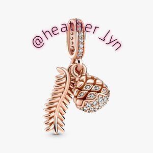 Pandora Sparkling Pine Cone Dangle Charm